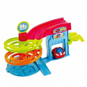 Игровой набор - Парковка с мойкой  (Playgo,  Play 2808)